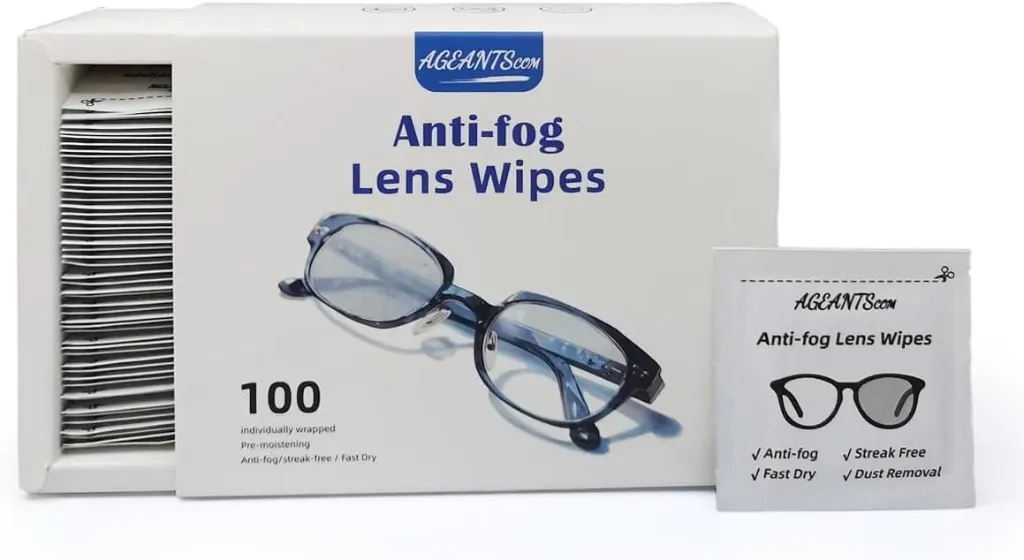 Toallitas anti-vaho para los lentes