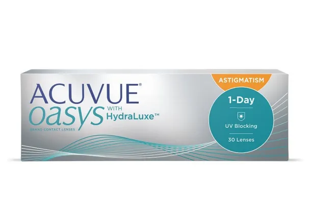Acuvue Oasys 1 Day with Hydraluxe para Astigmatismo (30 lentes)